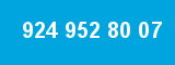 924 952 80 07 924 952 80 07